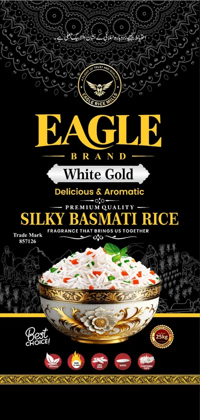 Eagle White Gold packaging artwork
